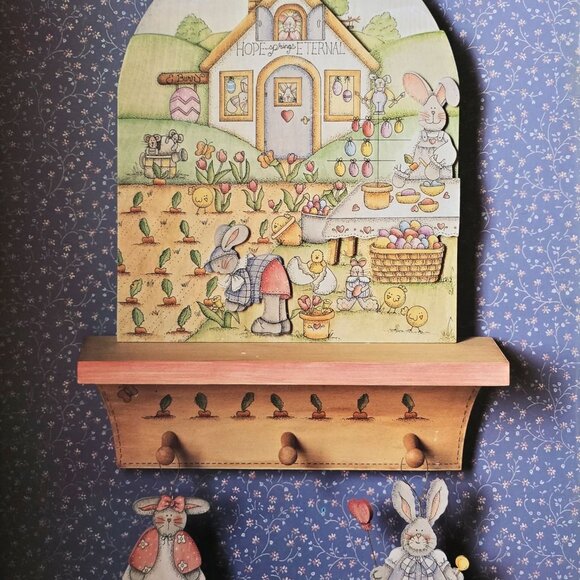 Finders Keepers 1995 For Keeps By Pegi White Folk Art Painting Instructions - Picture 6 of 8